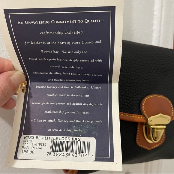 Dooney & Bourke “Little Lock Bag” - Picture 14 of 16